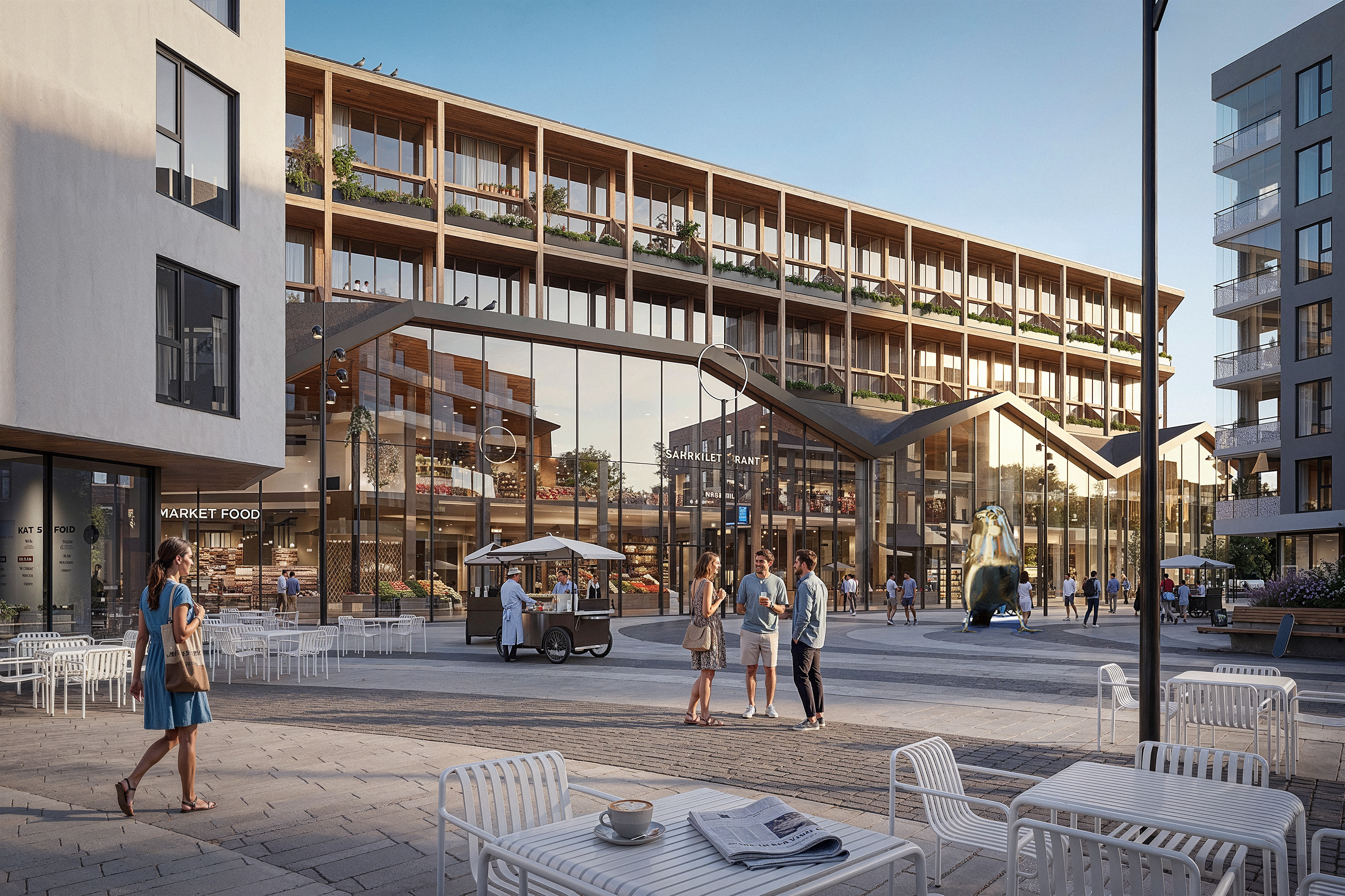 New and Modern Central Market