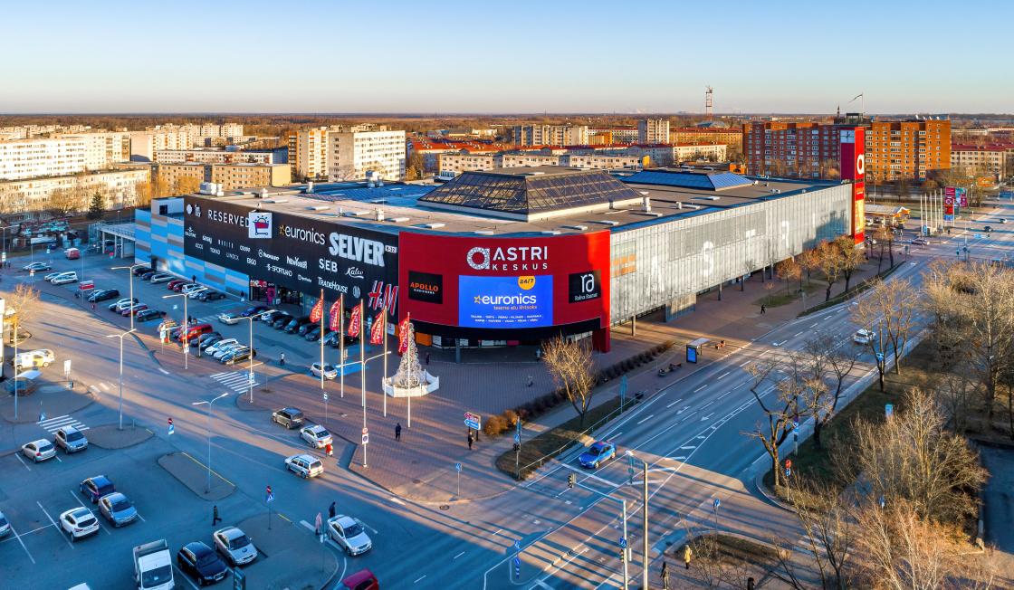 Astri Center&nbsp;The largest shopping and entertainment center in Ida-Virumaa