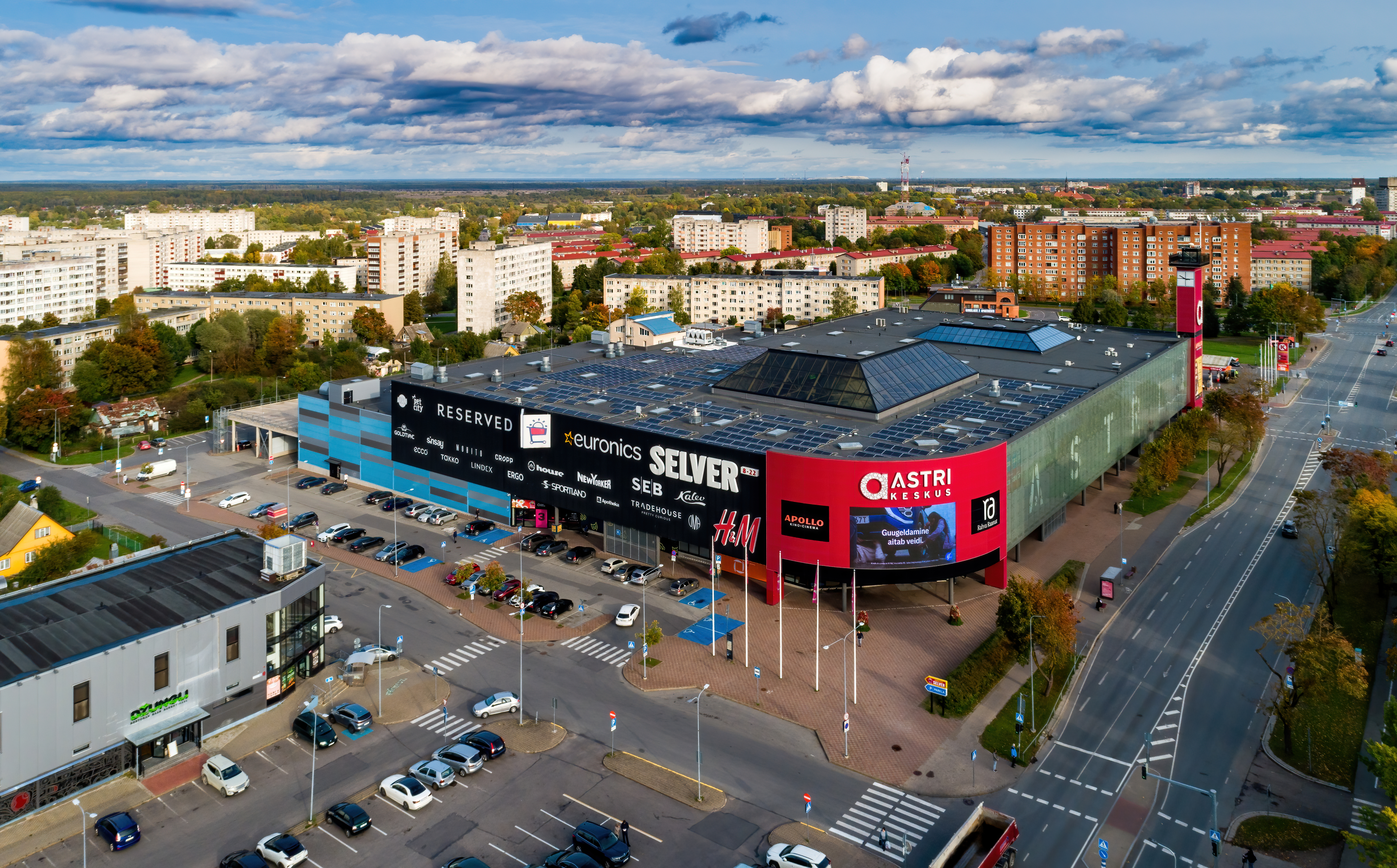 Astri Keskus – The largest shopping and entertainment center in Narva